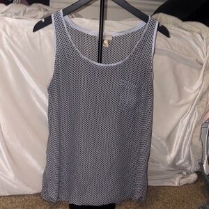 LOFT geometric print sleeveless tank top